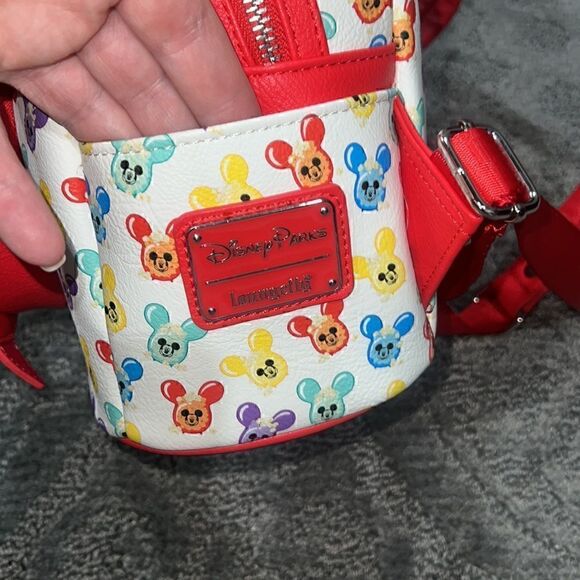 •Loungefly mini backpack Mickey Popcorn• - Picture 10 of 12